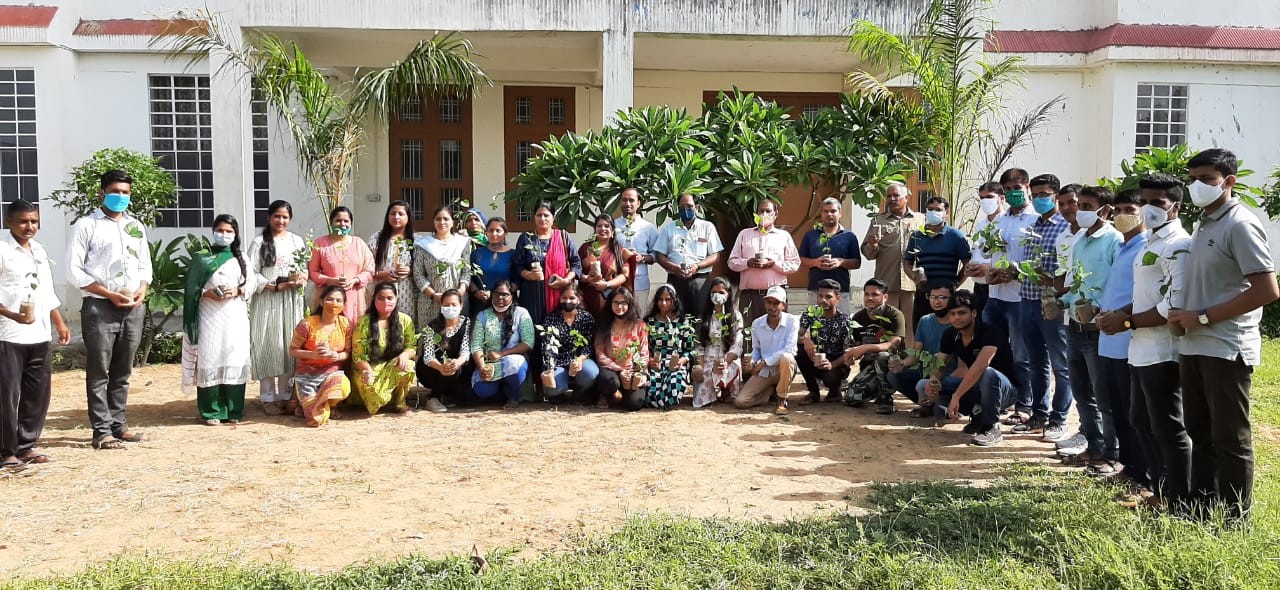 Tree plantation at MJFACH on the occasion of 75th Independence Day celebration