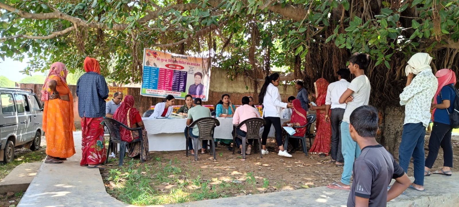 Weekly Free Medical Camp organized at Village Bhojlawa