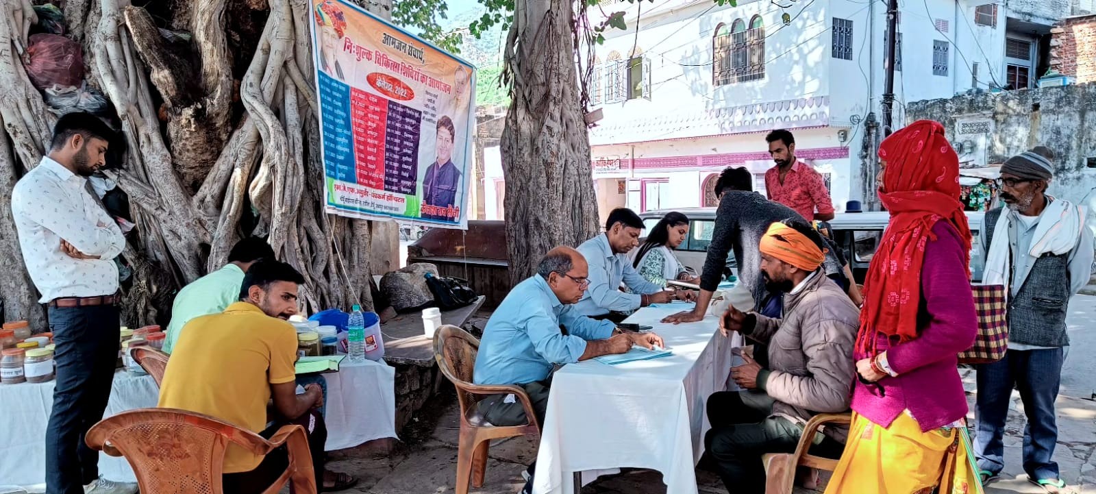 WEEKLY FREE MEDICAL CAMP AT VILLAGE SAMOD