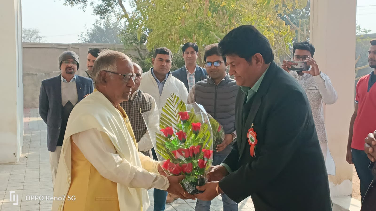 Welcome of Prof Banwari Lal Gaur at MJFACH