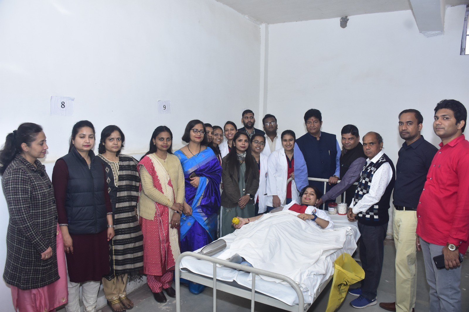 Glimpses of about Blood Donation Camp on the 56th Birth Anniversary of GURUJI SHRI HARIKISHAN SAINI