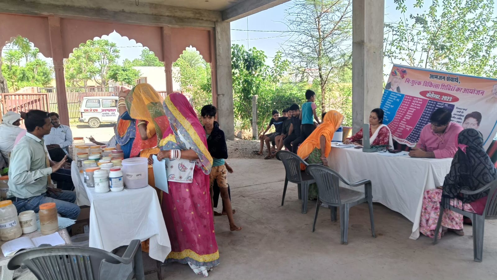 WEEKLY FREE MEDICAL CAMP ORGANIZED AT VILLAGE BHATO KI GALI RAMPURA, CHOMU