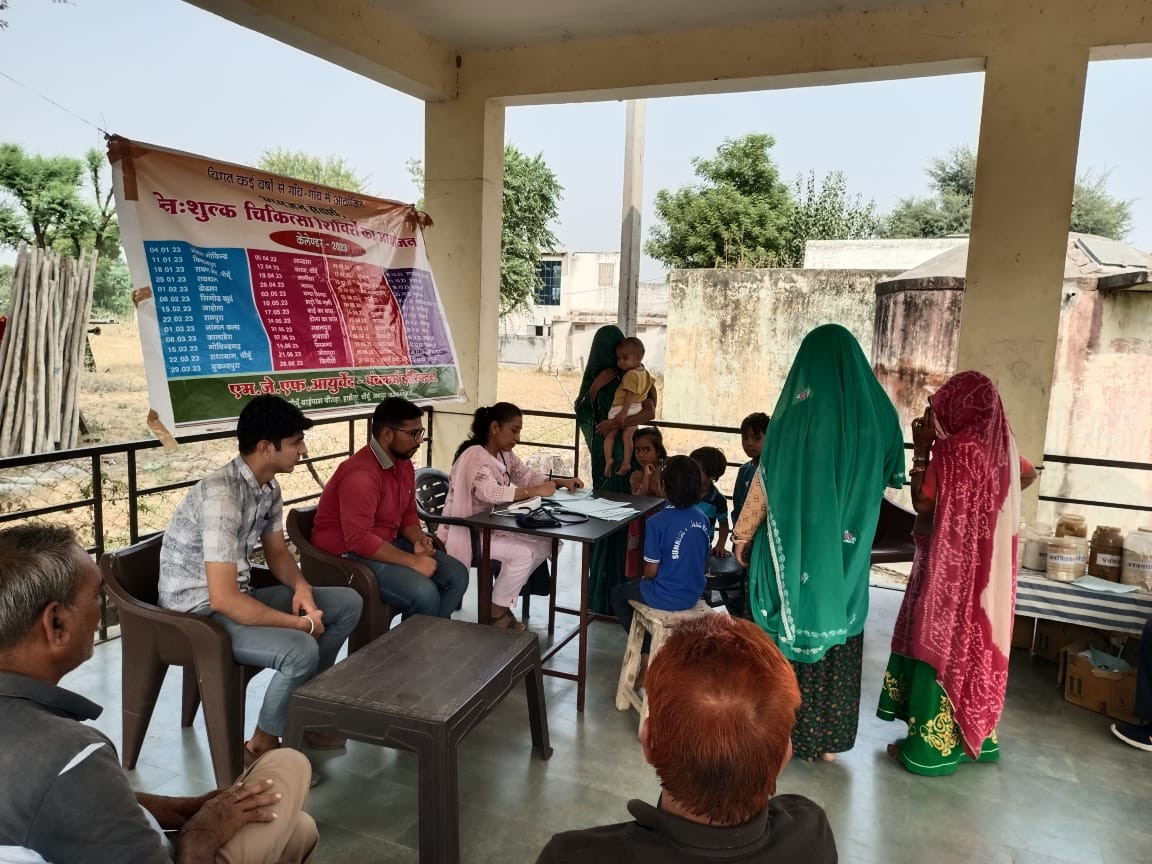 WEEKLY FREE MEDICAL CAMP ORGANIZED AT VILLAGE NURSINGHPURA ON DATED 08 NOVEMBER 2023 PER SCHEDULE