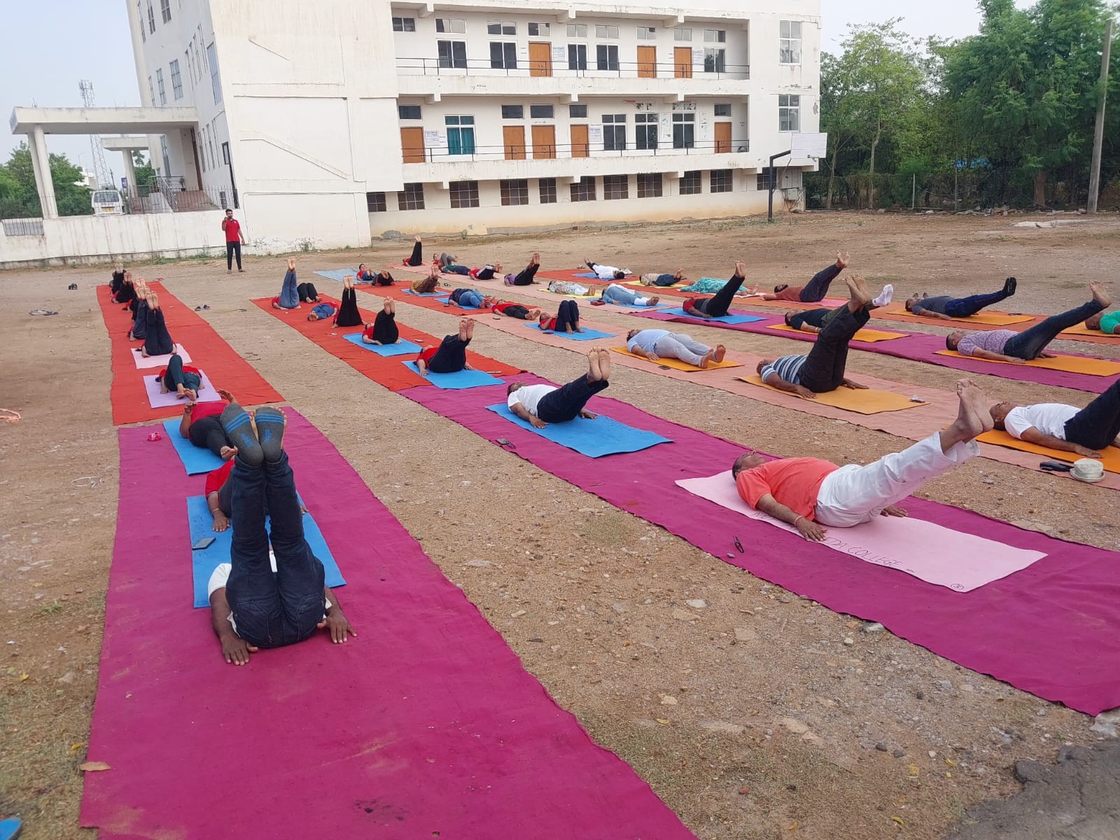 10th International Yoga Day Celebration at MJFACH Campus on dated 21.06.2024