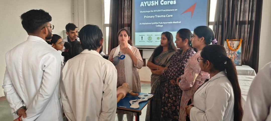 AYUSH Cares Workshops for BAMS Internship student on Primary Trauma Care on 03 may 2025