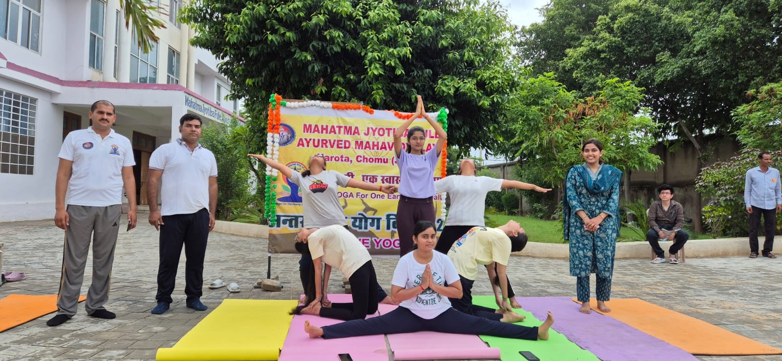11th International Yoga Day Celebration at MJFACH Campus on dated 21.06.2025